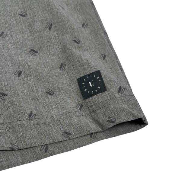 Linksoul Golf Shorts Men’s 2XL XXL Gray Logo All-Over Print Drawstring Lined - Picture 4 of 10